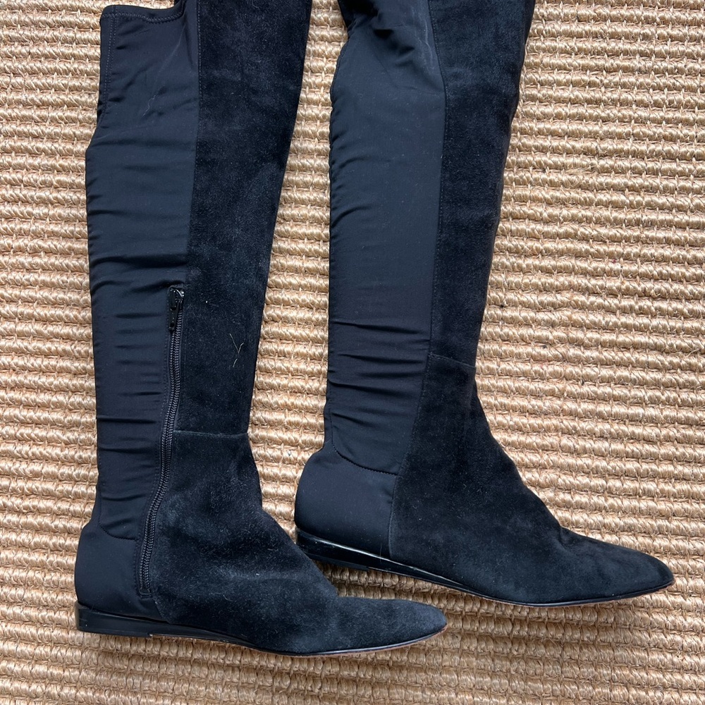 Black Over-the-Knee Women's Boots